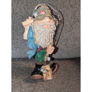 Vintage Fisherman Figurine With Fishing Pole & Fish by Sullivan